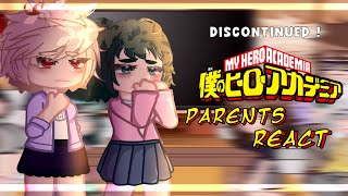 — mha parents react  discontinued   MHABHNA  Kavana [upl. by Herc557]