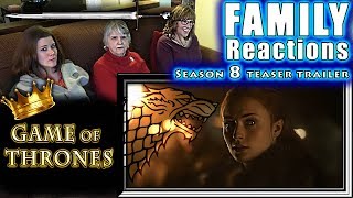 Game of Thrones  Crypts of Winterfell  Season 8  teaser trailer  FAMILY Reactions [upl. by Eizzik778]