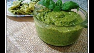 Salsa Pesto receta original [upl. by Franklyn]