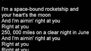 Eminem ft Steve McEwan  Spacebound With Lyrics [upl. by Anilys]