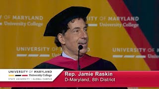 UMUC Commencement Keynote Rep Jamie Raskin  Saturday Afternoon May 18 2019 [upl. by Kcirttap605]