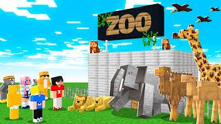 CONSTRUÃMOS um ZOOLÃ“GICO no Minecraft [upl. by Jenks]