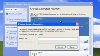 How to connect your Windows XP Computer to your Wireless [upl. by Katy]