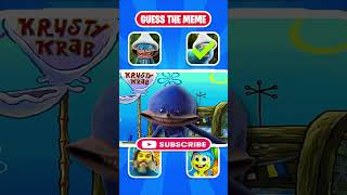 Guess Meme Song Famous Meme Sing Smurf Cat  Spongebob Theme meme memesong shorts [upl. by Treboh]