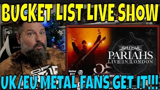 SYLOSIS  Pariahs OFFICIAL LIVE VIDEO OLDSKULENERD REACTION [upl. by Ydnelg]