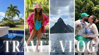 TRAVEL VLOG  ST LUCIA  Our Stay at the Royalton  Hideaway [upl. by Naima]