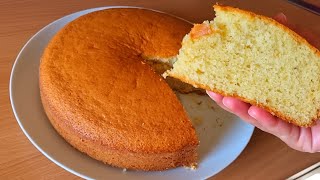 Gâteau au yaourt en 1 minute  Bon et moelleux Recette facile et rapide [upl. by Japeth]