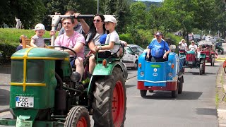 Großer Schlepperumzug durch Senheim 07072024  Hochkelberg TV [upl. by Justicz304]