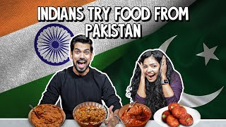 Indians Try Food From Pakistan  Ok Tested [upl. by Dyanna]