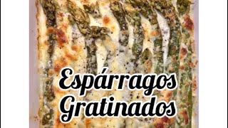 Espárragos gratinados [upl. by Travis]