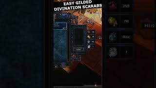 POE 2023 GILDED DIVINATION SCARABS  HOW TO GET THEM CHEAPER poe [upl. by Oibirot376]