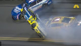 Michael McDowell Near Flip  Call by MRN  NCS at Daytona  2024 Coke Zero 400 [upl. by Eibo]