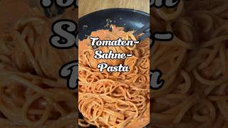 Tomaten Sahne Nudeln – die heilige Dreifaltigkeit des Geschmacks rezept pasta recipe 😋🍅 [upl. by Kcirredal]