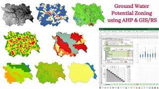 Identification of Groundwater Potential Zone using GISRemote Sensing Techniques and AHP Part1 [upl. by Aniaz]