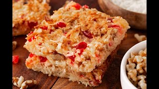 Pineapple Coconut Cherry Dream Bars [upl. by Annavas454]