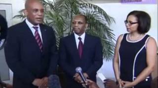 President Martelly Mets Former Heads Of State [upl. by Ulrica214]