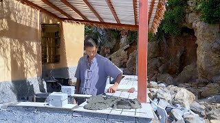 Old House Renovation Episode 41 today I have completed all the kitchen tiling work [upl. by Imefulo]