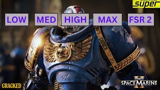 Warhammer 40000 Space Marine 2CRACKED  GTX 1650 SUPER  I3 8100  All Settings TESTED [upl. by Sahcnip]