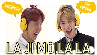 CARBONARA  TONY MONTANA  LAJIMOLALA  Full Video  BTS Jimin Funny Moment RUN BTS 🤣 [upl. by Aimerej]