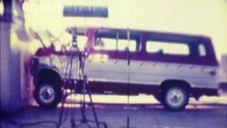 1979 Chevy C20 Beauville Sportvan  Frontal Crash Test by NHTSA  CrashNet1 [upl. by Audrie]