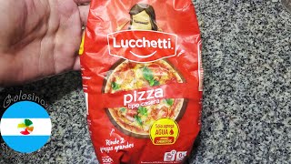 Lucchetti Premezcla para Pizza Tipo Casera  Mezcla para preparar masa para pizza [upl. by Robinia411]