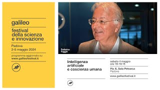 INTELLIGENZA ARTIFICIALE E COSCIENZA UMANA Federico Faggin a Galileo Festival 2024 [upl. by Uos144]