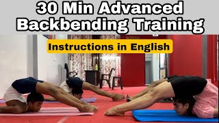 Back Opening ExercisesBackward Bending PracticesAdvanced Backward Bending Training  Yoga Saathi [upl. by Tiersten789]