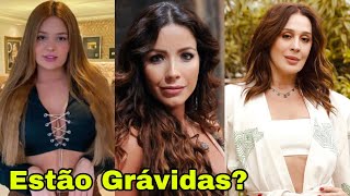 15 FAMOSAS QUE ESTÃO GRÁVIDAS [upl. by Tibbitts]