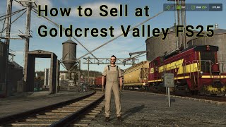 How to Sell at Goldcrest Valley Farm Sim 25 [upl. by Clea]