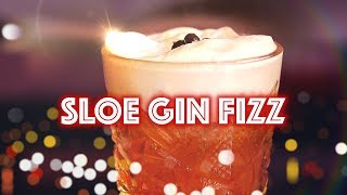 HOW TO MAKE A SLOE GIN FIZZ [upl. by Notxed]