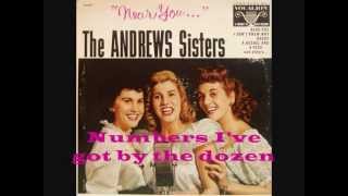 The Andrews Sisters Pennsylvania 65000 [upl. by Enyledam]