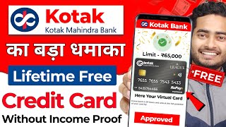 Kotak Credit Card Apply 2024  Lifetime Free  Kotak Mahindra Bank Credit Card Online Apply [upl. by Ellimak]