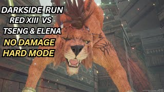 FFVII Rebirth Red XIII Solo Vs Tseng amp Elena No Damage Hard Mode DarkSide No Limit [upl. by Sawyere]