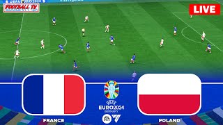 FRANCE vs POLAND  UEFA EURO 2024  Group Stage  Full Match All Goals  FC 24 Gameplay Video [upl. by Jet]