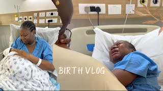 LABOUR amp DELIVERY VLOG the longest 6 hours of my life  NATURAL BIRTH NO EPIDURAL [upl. by Deelaw]