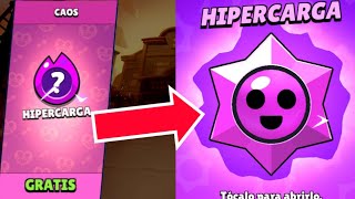 Abro Mi PRIMER Starr Drop De HIPERCARGA en Brawl Stars [upl. by Artair252]