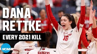 Every Dana Rettke kill in the 2021 NCAA volleyball tournament [upl. by Keeley]