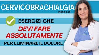 12 CERVICOBRACHIALGIA  3 Esercizi di Stretching per eliminare il dolore a Collo e Braccia [upl. by Eelrefinnej]