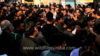 Shia muslims start their procession from Shia Jama Masjid [upl. by Asial821]