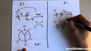 MCAT Ochem Lecture E1 vs E2 [upl. by Janene]