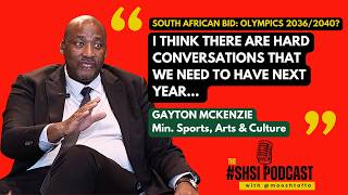 SHSI PODCAST GAYTON MCKENZIE SOUTH AFRICA OLYMPICS 2036  DANNY JORDAAN F1 CRICKET SA QUOTAS [upl. by Eidson]