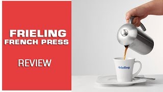 Review Frieling French Press Coffee Maker Stainless Steel French Press [upl. by Hametaf]