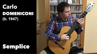 Semplice Simple  Carlo Domeniconi José Manuel Velasco Martín Guitarra [upl. by Lhamaj]