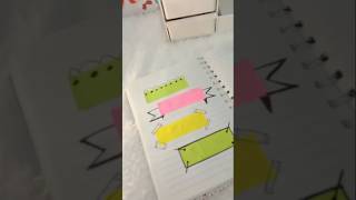 Sticky notes ideasSticky note crafts🌺crafter duocrafter youtubeshorts papercraft viralshorts [upl. by Notnilc899]