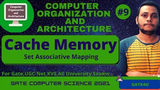 Set Associative Mapping  Introduction  Cache Memory  Computer Organization and Architecture [upl. by Sheldon]