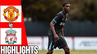 Manchester United vs Liverpool  All Goals amp Highlights  U21 Premier League  061024 [upl. by Jessamine]