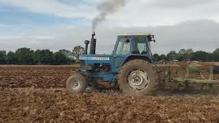 Ford 9700 ploughing at the quotFIeld of Friendsquot event 2024 [upl. by Ligetti]