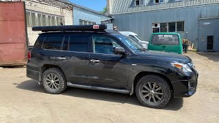 Алюминиевый багажник с маркизой на Lexus LX 570 [upl. by Odraleba]