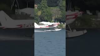 Epic seaplane takeoff in Lake Como [upl. by Ylelhsa]