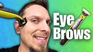 How Well Does the Philips OneBlade 360 Trim Eyebrows [upl. by Cobby280]